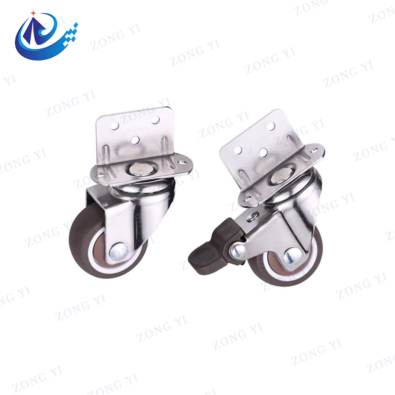 I. Shape U Shave Swivel Braker Casters cum Fixing Tab