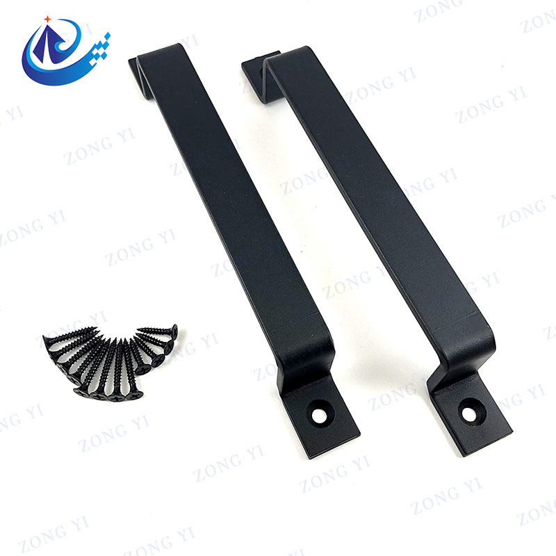 Ferro Black Barn Door Handles